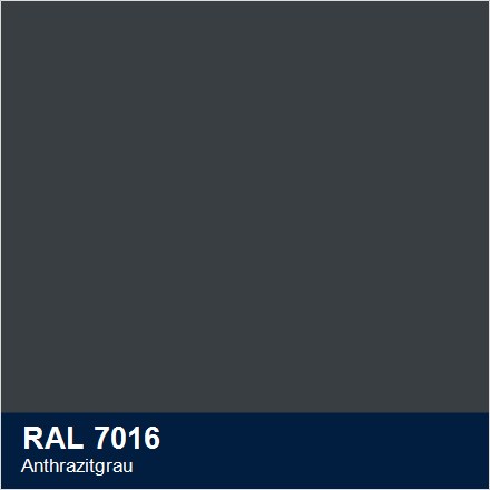 Aluminium pulverbeschichtet RAL 7016 Anthrazit