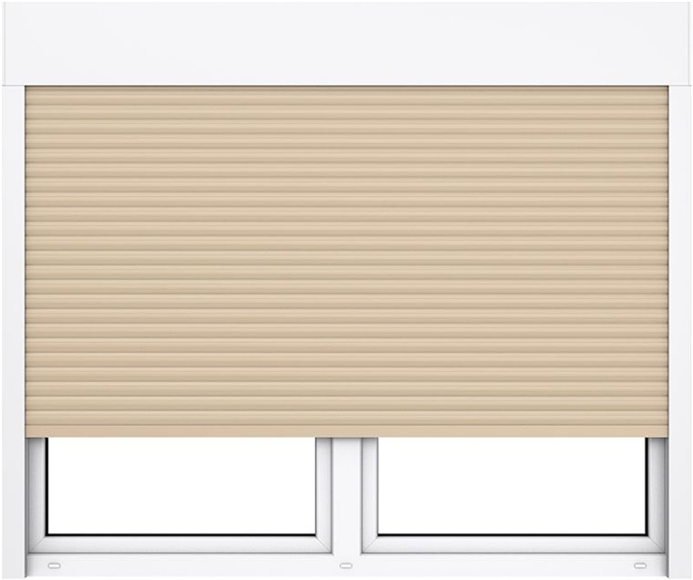 Rollladen in Beige