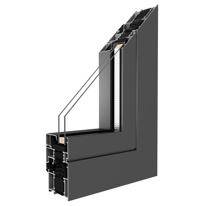 Drutex MB-79N SI Aluminiumfenster