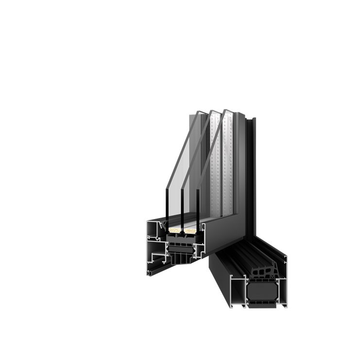 Drutex MB-86N SI Aluminiumfenster
