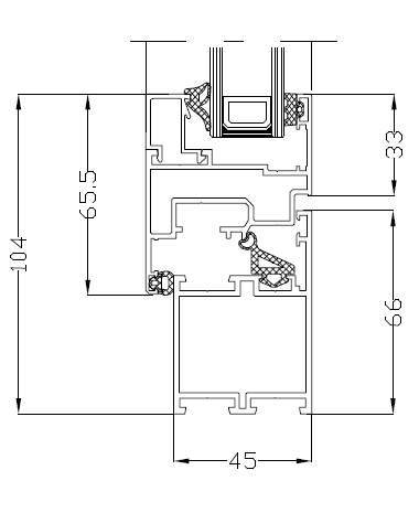 MB-45 Profilschnitt